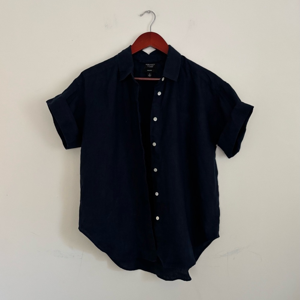Baird McNutt Irish Linen for J. Crew - Navy blue